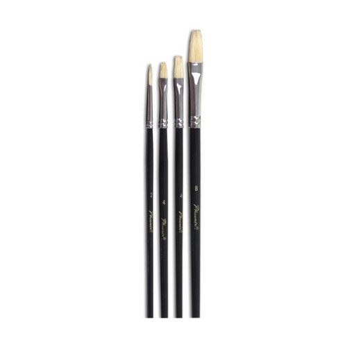 PHOENIX - Set de 4 Pinceaux - Acrylic & Watercolor Classic - Nylon Brun