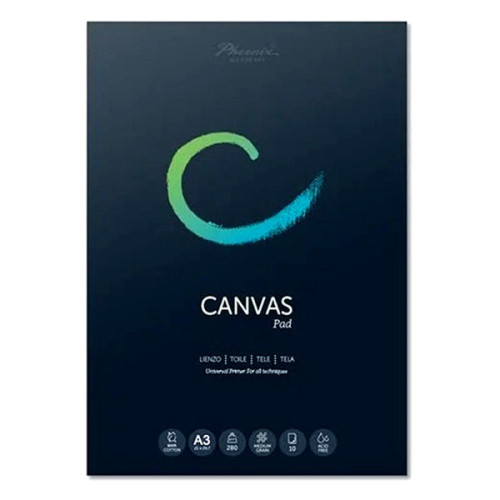 PHOENIX - CANVAS PAD - Canvas Pad A3 - 280 gsm - 10 Sheets