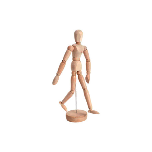PHOENIX - Mini Articulated Mannequin - 15 cm - Wood