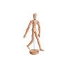 PHOENIX - Mini Mannequin Articulé - 15 cm - Bois
