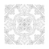 PHOENIX - Coloring Panel - Pre-drawn Painting Board - 30x30cm - Mandala
