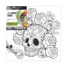 PHOENIX - Coloring Panel - Pre-drawn Painting Board - 30x30cm - F006
