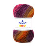 DMC - Brio - Multicolour Wool-Acrylic Yarn - Ball 100g/345m - Multi (Yellow/Orange/Brown/Pink/Purple)