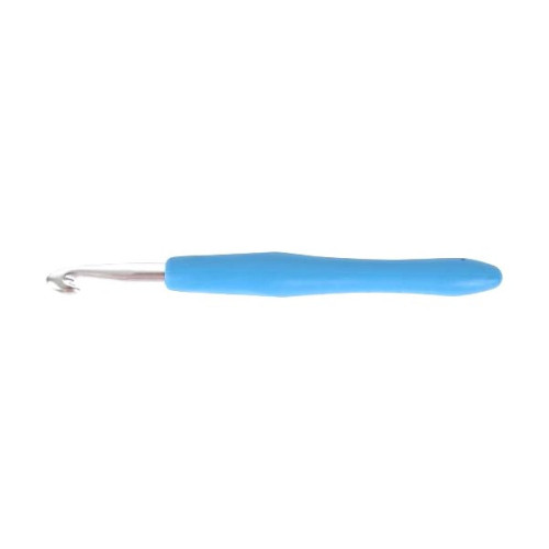 DMC - Crochet de Tricot - Aluminium avec Manche Silicone - 9MM