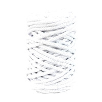 DMC - Nova Vita 12 - Coton Upcyclé Tubulaire 4mm - Pelote 250g/55m - Blanc