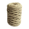 DMC - Nova Vita 12 - Upcycled Tubular Cotton 4mm - Ball 250g/55m - Beige / Light Brown