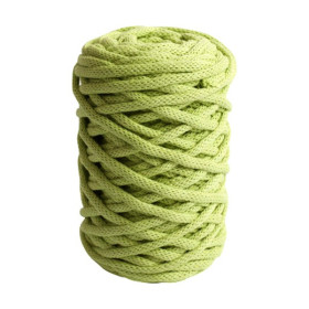 DMC - Nova Vita 12 - Coton Upcyclé Tubulaire 4mm - Pelote 250g/55m - Vert Clair
