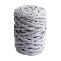 DMC - Nova Vita 12 - Upcycled Tubular Cotton 4mm - Ball 250g/55m - Light Grey