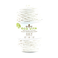 DMC - Eco Vita 4 Nova - Coton Recyclé - Pelote 250g/200m - Blanc Cassé