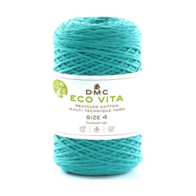 DMC - Eco Vita 4 Nova - Coton Recyclé - Pelote 250g/200m - Turquoise