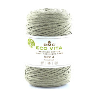 DMC - Eco Vita 4 Nova - Coton Recyclé - Pelote 250g/200m - Kaki