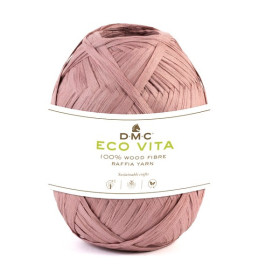 DMC - Eco Vita Raffia - 100% Fibre de Bois - Pelote 50g/100m - Rose