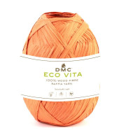 DMC - Eco Vita Raffia - 100% Wood Fibre - Ball 50g/100m - Pale Orange
