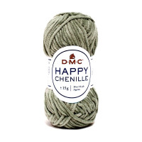 DMC - Happy Chenille - Chenille Polyester - Pelote 15g/38m - Vert Kaki