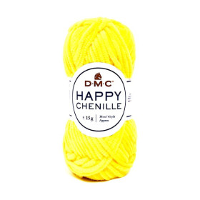 DMC - Happy Chenille - Chenille Polyester - Pelote 15g/38m - Jaune
