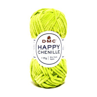 DMC - Happy Chenille - Chenille Polyester - Pelote 15g/38m - Vert Clair / Anis