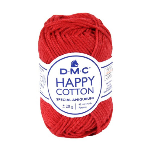 DMC - Happy Cotton - 100% Coton - Pelote 20g/43m - Rouge