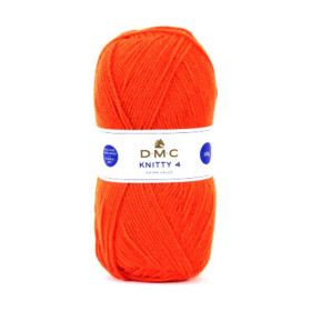 DMC - Knitty 4 - 100% Acrylic - Ball 100g/280m - Orange