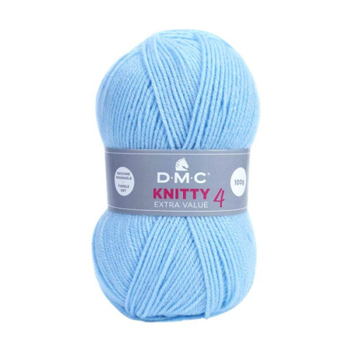 DMC - Knitty 4 - 100% Acrylic - Ball 100g/280m - Light Blue