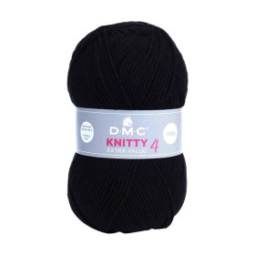 DMC - Knitty 4 - 100% Acrylique - Pelote 100g/280m - Noir