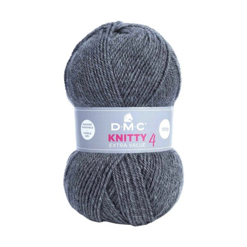 DMC - Knitty 4 - 100% Acrylic DK - Ball 50g - Dark Grey