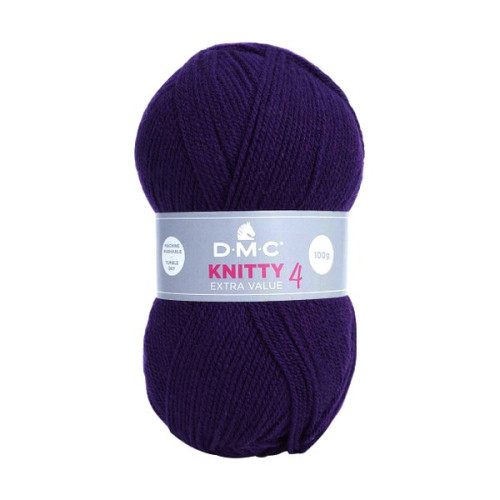 DMC - Knitty 4 - 100% Acrylique DK - Pelote 50g - Violet Foncé