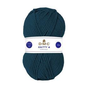 DMC - Knitty 6 - 100% Acrylic - Ball 100g/140m - Dark Turquoise (Petrol)