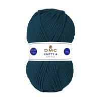 DMC - Knitty 6 - 100% Acrylique - Pelote 100g/140m - Turquoise Foncé (pétrole)