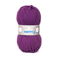 DMC - Knitty 6 - 100% Acrylic - Ball 100g/140m - Purple