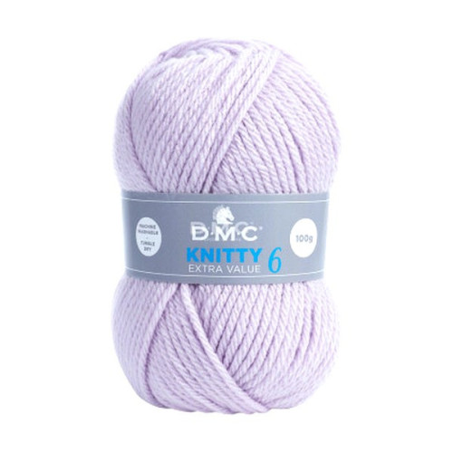 DMC - Knitty 6 - 100% Acrylic - Ball 100g/140m - Pale Purple (Lavender)
