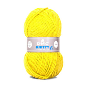 DMC - Knitty 6 - 100% Acrylique - Pelote 100g/140m - Jaune
