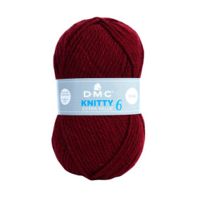 DMC - Knitty 6 - 100% Acrylic - Ball 100g/140m - Dark Burgundy