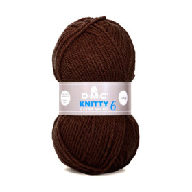 DMC - Knitty 6 - 100% Acrylic - Ball 100g/140m - Brown