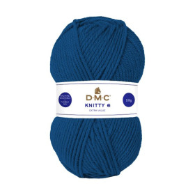 DMC - Knitty 6 - 100% Acrylic - Ball 100g/140m - Medium Blue