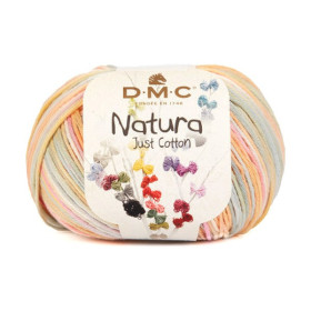 DMC - Natura Multico - Multicolour Combed Cotton - Ball 50g/155m - Ultra Pastel