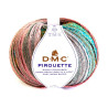 DMC - Pirouette - Acrylique Multicolore - Pelote 200g/500m - Bleu/jaune/vert