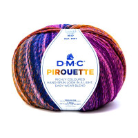 DMC - Pirouette - Acrylique Multicolore - Pelote 200g/500m - Bleu/violet