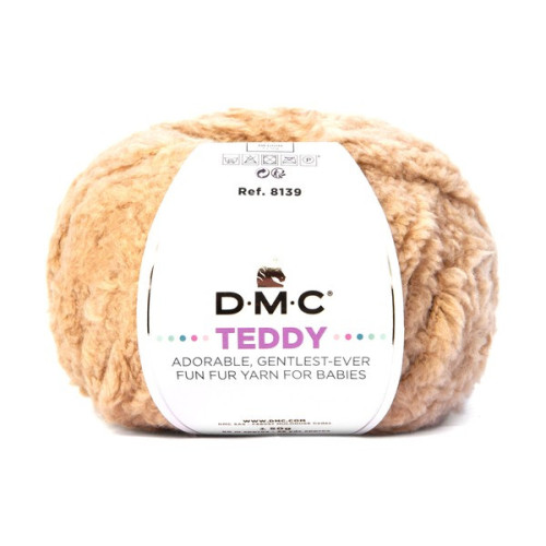 DMC - Teddy - Laine Baby Polyamide - Pelote 50g/90m - Marron Clair
