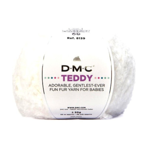 DMC - Teddy - Baby Polyamide Yarn - Ball 50g/90m - Off-White