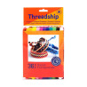 DMC - Pack 36 Échevettes Mouliné - 100% Coton - Pour Craft Couleurs Primaires