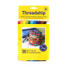 DMC - Pack of 36 Stranded Skeins - 100% Cotton - Multi-Brins Couleurs Primaires