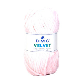 DMC - Velvet - 100% Polyester Chenille - Ball 100g/100m - Light Pink