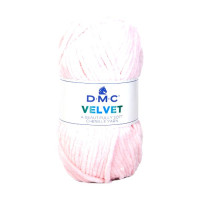 DMC - Velvet - Fil Chenille 100% Polyester - Pelote 100g/100m - Rose Clair