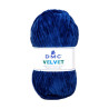 DMC - Velvet - Fil Chenille 100% Polyester - Pelote 100g/100m - Bleu Roi
