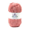 DMC - Velvet - Fil Chenille 100% Polyester - Pelote 100g/100m - Rose Saumon / Clair