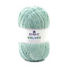 DMC - Velvet - Fil Chenille 100% Polyester - Pelote 100g/100m - Bleu Menthe / Clair