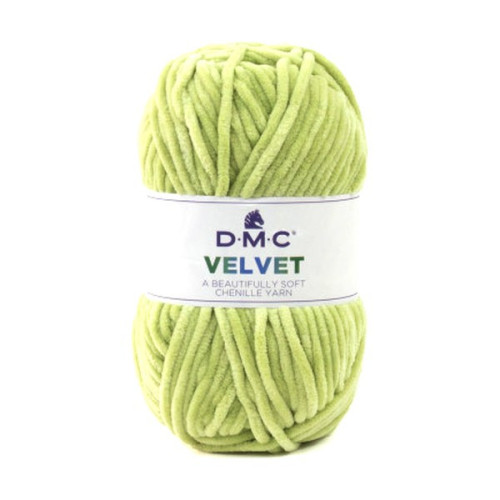 DMC - Velvet - 100% Polyester Chenille - Ball 100g/100m - Light Green / Anise