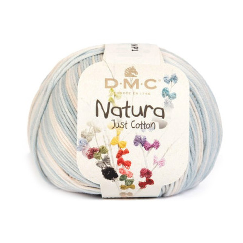 DMC - Natura Multico - Coton Peigné Multicolore - Pelote 50g/155m - Bleu