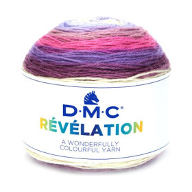 DMC - Wonder Revelation - Fil Multicolore - Pelote 150g/520m - Revelation / Glitter
