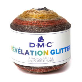 DMC - Wonder Revelation - Fil Multicolore - Pelote 150g/520m - Revelation / Glitter